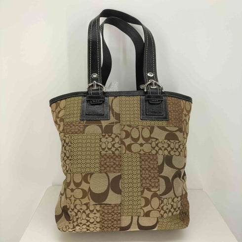 コーチ COACH シグネチャー パッチワークトートバッグ レディース