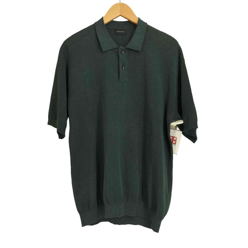 ユナイテッドアローズグリーンレーベルリラクシング UNITED ARROWS green label relaxing 25ss ペーパー ミラノ 半袖 ニット ポロシャツ メンズ M