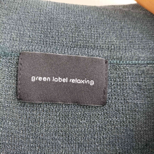 ユナイテッドアローズグリーンレーベルリラクシング UNITED ARROWS green label relaxing 25ss ペーパー ミラノ 半袖 ニット ポロシャツ メンズ M