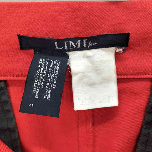 リミフゥ LIMI feu リブ切り替えデザインテーパードパンツ レディース JPN:S