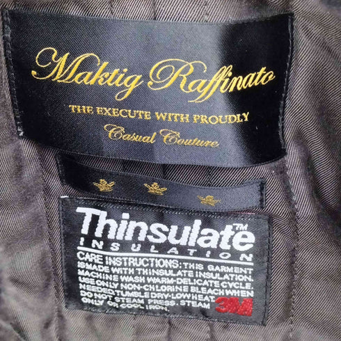 Maktig Raffinato ファーチェスターコート THINSULATE メンズ 3M