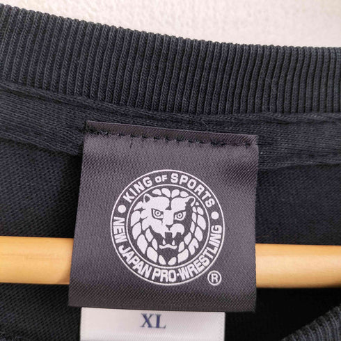 新日本プロレス SANADA×TOKYO HIRO コラボ スカル プリント 半袖 Tシャツ メンズ JPN:XL