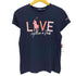 ラルフローレン RALPH LAUREN PINK PONY LOVE Tシャツ レディース import:XS