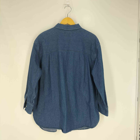 ミラオーウェン Mila Owen 袖ボリュームM刺繍入りデニムシャツブラウス レディース ONE SIZE