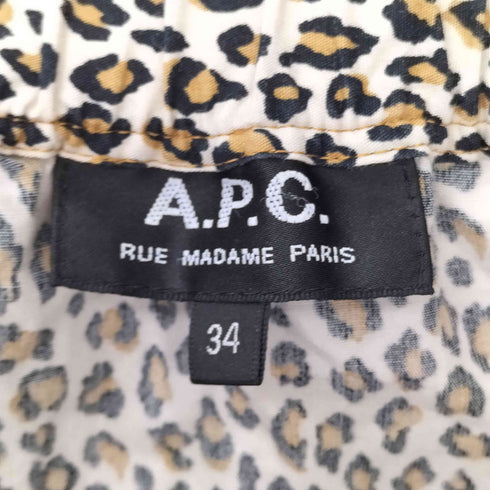 アーペーセー A.P.C. レオパード柄 スカート レディース 34