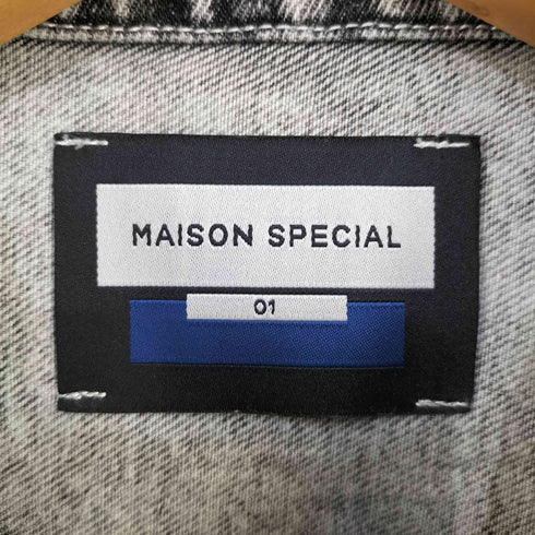 メゾンスペシャル MAISON SPECIAL 11oz Chemical Over-Dye Denim Prime-Over 3rd Jacket/11ozケミカルオーバーダイデニムプライムオーバーGジャン メンズ JPN:1