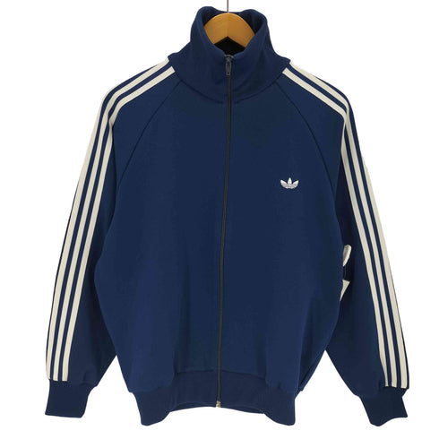 アディダス adidas 80S デサント製 ロゴワッペントラックジャケット メンズ 4号
