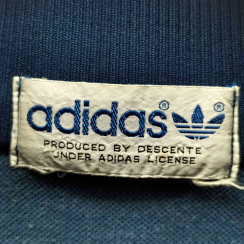 アディダス adidas 80S デサント製 ロゴワッペントラックジャケット メンズ 4号