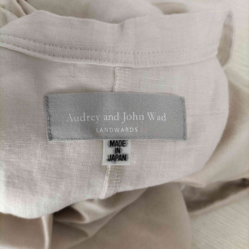 オードリーアンドジョンワッド Audrey and John Wad 切替 バックボタン ドルマン スキッパーカラー ブラウス レディース FREE