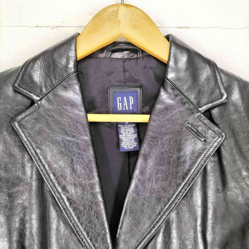 ギャップ Gap 00S OLD レザーテーラードジャケット レディース 6