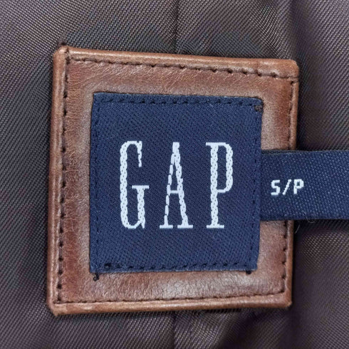 ギャップ Gap 00S OLD レザーテーラードジャケット レディース S