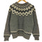 エルエルビーン L.L.Bean 70-80s ウールクルーネックノルディックニット メンズ import:M