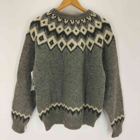 エルエルビーン L.L.Bean 70-80s ウールクルーネックノルディックニット メンズ import:M