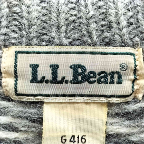 エルエルビーン L.L.Bean 70-80s ウールクルーネックノルディックニット メンズ import:M