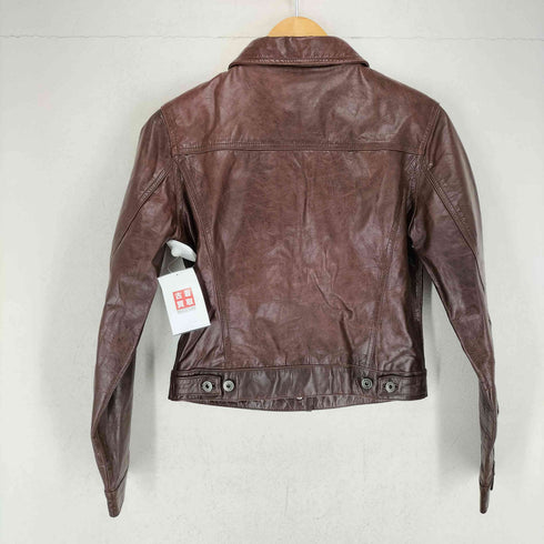 ギャップ Gap 00S OLD レザートラッカージャケット レディース S