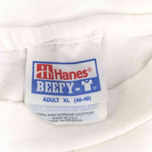 ヘインズ Hanes 90S-00S グラフィックプリントクルーネックTシャツ メンズ JPN:XL