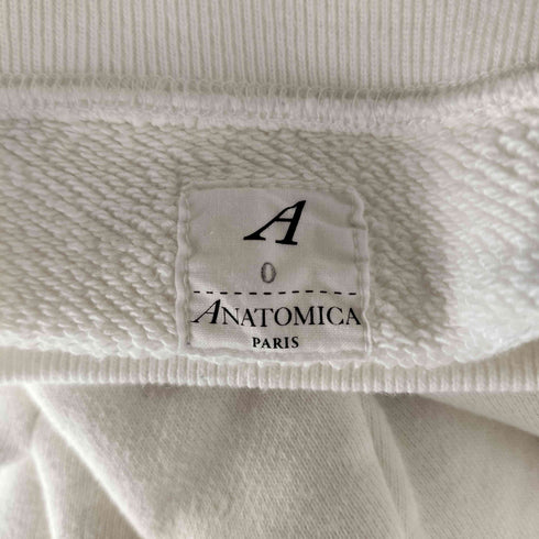 アナトミカ ANATOMICA サイドスリット リブ切替 ボートネック スウェット レディース JPN:0