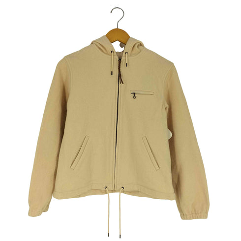 ラルフローレン RALPH LAUREN エルボーパッチ カシミヤ混ウール ジップアップ パーカー レディース 9