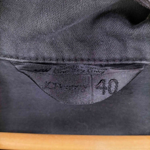 ジェーシーペニー JC Penney 70S 後染めブラック 開襟 ワーク シャツジャケット メンズ US:40