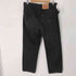 リーバイス Levis 90S MADE IN CANADA ボタン裏217 550 ワイドブラックデニムパンツ 後染め メンズ 34/30