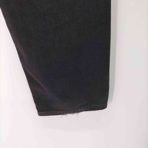 リーバイス Levis 90S MADE IN CANADA ボタン裏217 550 ワイドブラックデニムパンツ 後染め メンズ 34/30