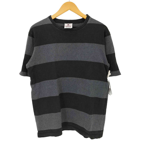 バーバリアン BARBARIAN 90S カナダ製 ボーダーTシャツ メンズ import:L