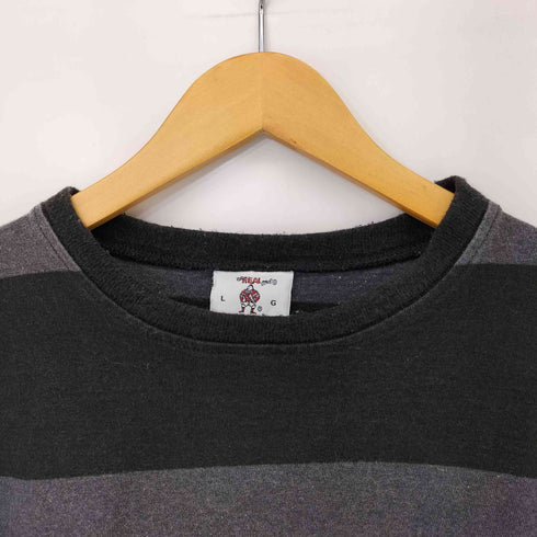 バーバリアン BARBARIAN 90S カナダ製 ボーダーTシャツ メンズ import:L