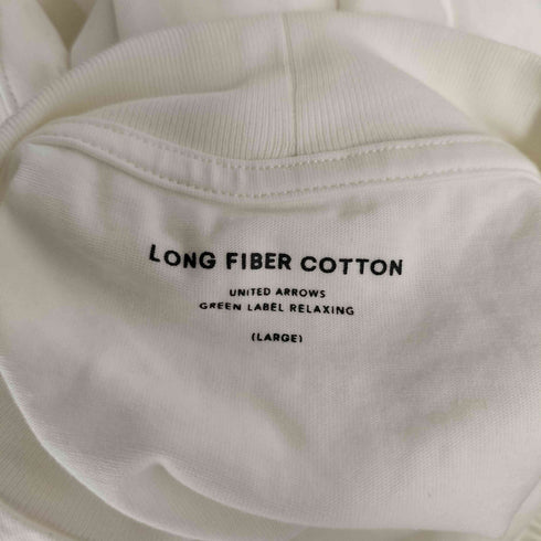 ユナイテッドアローズグリーンレーベルリラクシング UNITED ARROWS green label relaxing スパニッシュピマ ミックス モックネック カットソー メンズ JPN:L