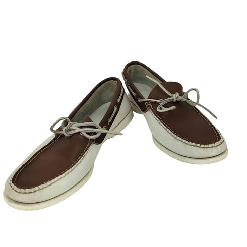 ラッセルモカシン Russell Moccasin 90S 4118 BOAT SHOE デッキシューズ AMAZONASソール バイカラー メンズ US:8.5
