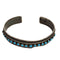ナバホ NAVAJO STERLING JASON LIVINGSTON ターコイズバングル メンズ