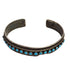 ナバホ NAVAJO STERLING JASON LIVINGSTON ターコイズバングル メンズ