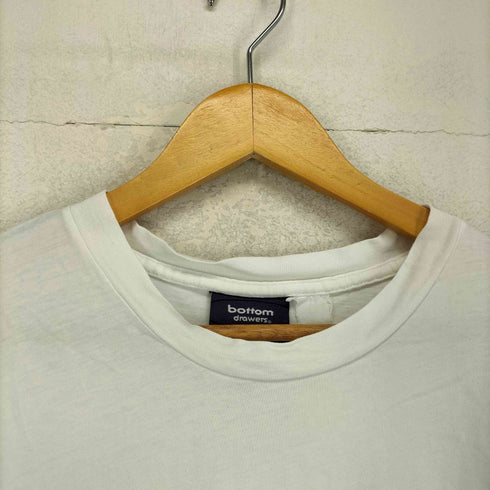 bottom drawers チームロゴ刺繍Tシャツ メンズ