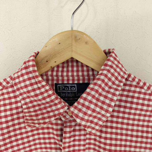ポロバイラルフローレン Polo by RALPH LAUREN CUSTOM FIT ポニー刺繍 レギュラーカラーシャツ メンズ import:S