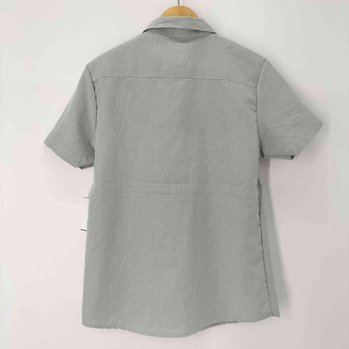 クイックシルバー Quiksilver REGULAR FIT S/S フロントポケットチェックシャツ メンズ JPN:L