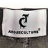 ARGUECULTURE WAVE CUT OUT 変形 ブラックバギーデニムパンツ メンズ M