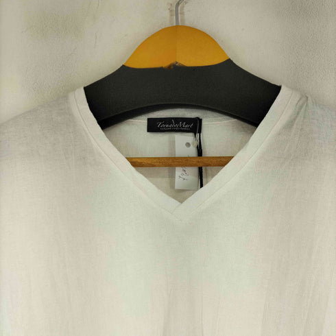 ゼロバイトルネードマート Zero by TORNADO MART レーヨン混 L/S VネックTシャツ メンズ JPN:M