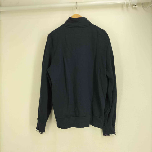 フレッドペリー FRED PERRY Half Zip Sweatshirt ワンポイントロゴ刺繍 ハーフジップスウェット メンズ import:L