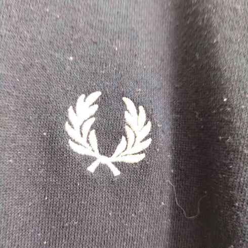 フレッドペリー FRED PERRY Half Zip Sweatshirt ワンポイントロゴ刺繍 ハーフジップスウェット メンズ import:L