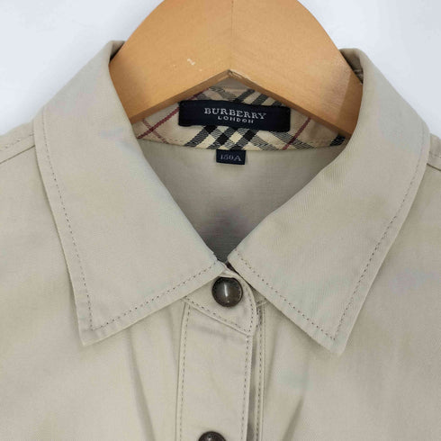 バーバリーロンドン BURBERRY LONDON 裏地ノバチェック切替 スナップボタン シャツ レディース 150A