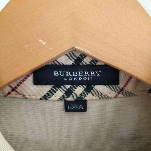 バーバリーロンドン BURBERRY LONDON 裏地ノバチェック切替 スナップボタン シャツ レディース 150A