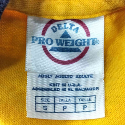 デルタプロウェイト DELTA PRO WEIGHT Ⓒ2005 リンガーTシャツ メンズ import:S