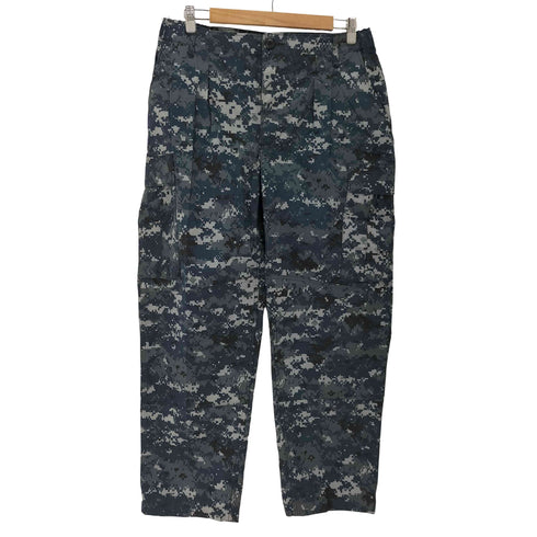 ユーエスネイビー U.S.NAVY NWUデジタルパターンカモ柄カーゴパンツ メンズ 29/32