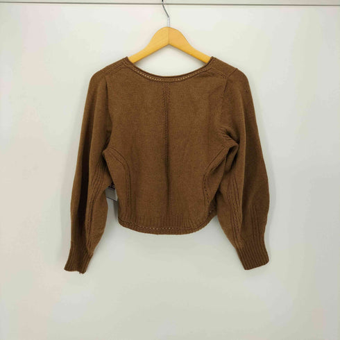 ユニクロ UNIQLO 3Dボリュームスリーブセーター レディース JPN:XL
