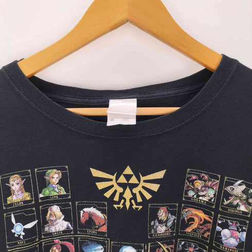 ゲームキャラクタープリントクルーネックカットソー メンズ JPN:XL