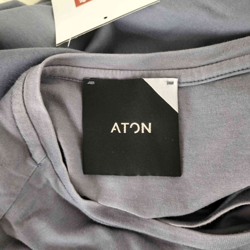 エイトン ATON SUVIN 60/2 SLEEVELESS DRESS スビン スリーブレス ドレス ワンピース レディース JPN:2