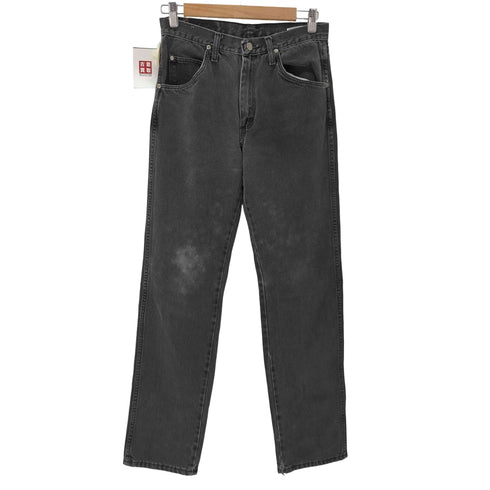 ラングラー Wrangler ストレートブラックデニムパンツ メンズ 30/32