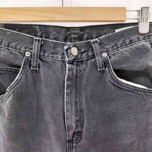 ラングラー Wrangler ストレートブラックデニムパンツ メンズ 30/32