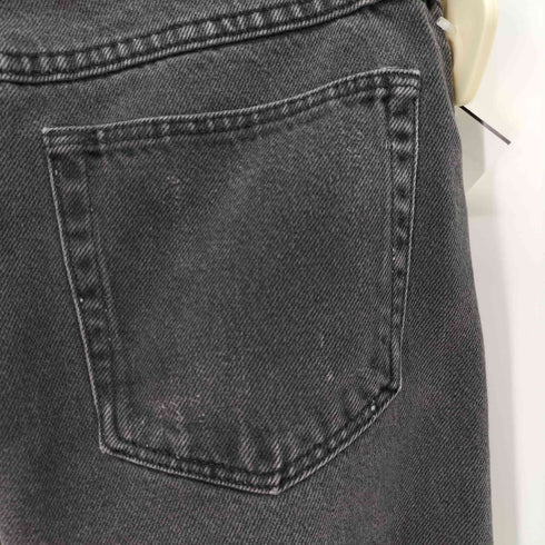 ラングラー Wrangler ストレートブラックデニムパンツ メンズ 30/32