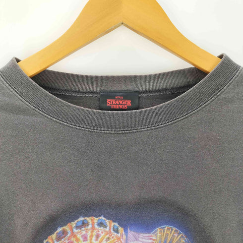 ウィゴー WEGO ヴィンテージ加工 プリントクルーネックTシャツ メンズ JPN:L