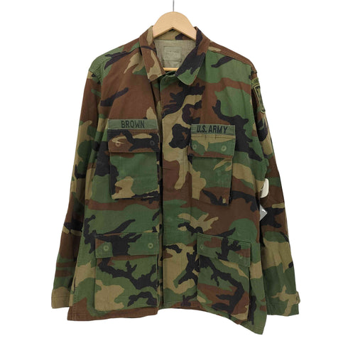 ユーエスアーミー U.S. ARMY ウッドランドカモ BDUジャケット メンズ MEDIUM - REGULAR